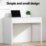 Artiss Computer Desk Drawer White DESK-2-DRAWER-WH