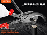 Ratcheting Cable Cutter, 280mm Ratchet Wire and Cable Cutter, Cut up to 400 mm, with Comfortable V952-DLJD11YCZD40TDVTZV0