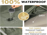 100% Waterproof RV Dinette Cushion Covers Booth Set Elastic Camper Replacement Couch Washable V1259-DP01-A-4443