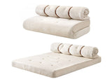 Artiss Convertible Sofa Bed Roll-Up Sleeper Chair Fold Out Couch Floor Lounge SB-C-ROLL-WH