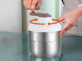 Manual Ice Crusher - Hand-Cranked Shaving Machine for Household & Commercial Use - Stainless Steel V1189-LWWAL-20260401-05391