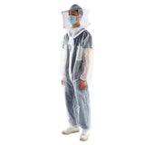 Anti Bee Biting Transparent One Piece Nylon Mesh Beekeeping Suit Bee Clothing Clothes Supplies V1294-YM0901-3111200064612