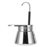 Single Spout Mocha Pot Stainless Steel Hand Pour Latte Classic Coffee Pot for Home Office 200ml V1294-YM0716-3118220132712