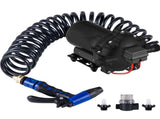 RV Water Pump 5.3 GPM 5.5 Gallons Per Minute 12V Water Pump Automatic 70 PSI Diaphragm Pump with 25 V952-12VDCSFWP1-JBCXB1V0