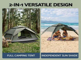 Weisshorn 2 Person Camping Tent Automatic Pop Up Water Repellent Shade Outdoor TENT-E-CA2-AT