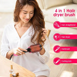Remology 4 in 1 Blowout Hot Air Brush Hair Styler V915-RM0010