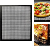 6 Pack Reusable Non-Stick Heat Resistant BBQ Grill Mesh Mats for Gas Charcoal Grills Oven Camping V1189-LC-HW-00408