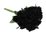 50pcs Artificial Roses Realistic Real Looking Long Stem Fake Roses for DIY Wedding Bouquets V1294-YM0901-3115240075713