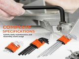 9Pcs Tool Set Hex Key Set Sturdy and Enduring Hex Key Set Portable and Practical for Bicycle V1366-AZ2-W-14977