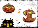 Halloween pumpkin lighting decoration, with a talking mouth expandable retro Halloween pumpkin V1370-AZ4-03550