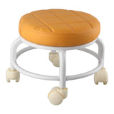 Rolling Ottoman High Density Memory Foam Waterproof Quiet Wheels Double Layers Footrest Stool for V1294-YM0703-3116230006311