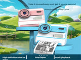Kids Instant Print Camera - Creative Drawing & Photo Fun with Thermal Printing V888-ELOSUNG35307