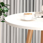 SOGA 60x60cm White Small Side Coffee Table Living Room Balcony Home Dcor Style TABLETEA20