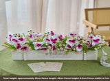 faux potted plant, sunflower, wooden box, home decor, Australia, living room tabletop V1106-112-23547-MLT-61