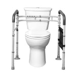 VEVOR Foldable Toilet Safety Rail Toilet Rail with Non-Slip Handles for Seniors V952-SJLDJYKAQLGLELIDJV0