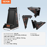 VEVOR Ladder Levler 380lbs Load PP Leveling Tool with Storage for Uneven Ground V952-XPTZDPQPP0002LRRXV0