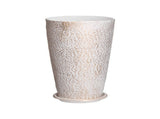Tall Planter Set of 2 Round Tapered Plant Pots 53 cm for Outdoor Indoor V952-YZXMS21YCDTPKF8OSV0
