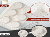 Silicone Jumbo Muffin Pan 6 Cups & Regular Size 12 V1259-DP01-A-4526