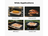 Pizza Stone, 508 x 355 mm Rectangular Cordierite Pizza Stone, Extra Large Baking-Stone with PP V952-PSSJQSJX2014UO3YE001V0