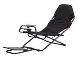 Artiss Steel Foldable Racing Simulator Cockpit Seat Wheel Stand Gear Shifter Mount Black RSC-FOLD-BK