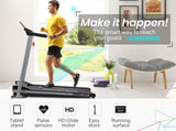 PROFLEX Treadmill Bluetooth Running Machine Foldable Compact Small Home Electric V219-FTNTRDPRFA1T1