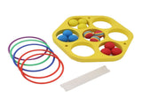 Ring Throw Pool Game Toy EVA Floating Foam with Balls for Kids Adults Water Sports Outdoor Party V1294-YM0703-3111230073111