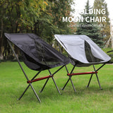 1 Lightweight Folding Camping Chair with Carry Bag, Padded Collapsible Sun Chair in Aluminum, Black V1188-MS-325-1278