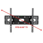 42-85" Inch 85kg Slimline Universal TV Tilt Wall Mount Bracket V63-836941