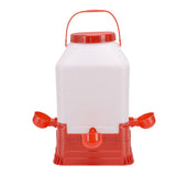 Chicken Waterer 10L Large Capacity Easy to Clean Manual Chick Drinker Waterer for Poultry Feeding V1294-YM0901-3111250223811