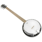 Karrera 6-String Resonator Banjo - Black 6S-BANJO-BK