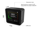 Carbon Dioxide Meter Temperature/Humidity Air Quality Monitor Digital CO2 Detector Air Analyzer for V1294-YM0901-H38312