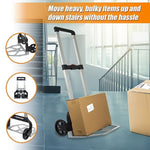 150KG Portable Cart Folding Dolly Push Truck Hand Collapsible Luggage Trolley V63-835541