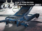 Landhoow 4 Pcs Floor Jack Casters for 3 Ton Floor Jack, Cast Iron Racing Jacks Caster Wheel with 10 V1258-DP02-C-755