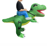 Ride On Dinosaur Cartoon Costumes Air Model Inflatable Costume Funny Dress Up Props Halloween Party V1263-JX-7870