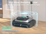 WYBOT C1 Cordless Robotic Pool Cleaner, with APP Control, Auto Vacuum Robot, Wall & Waterline V219-POLCLNWY1CLB