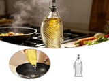 Fish Shaped Glass Oil Dispenser Bottle With Pour Spout Refillable Vinegar Soy Sauce Storage V1369-AZ3-W-14945