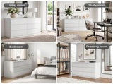 Artiss 6 Chest of Drawers Lowboy White FURNI-N-CDR-02-WH-AB