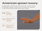 Waterproof Bed Flat Sheet ,Best Season Cotton Sheet-Long Staple Cotton Sheets Set, Soft Cotton Bed V1189-LWWAL-20260401-05277