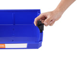 Plastic Storage Bin, , Hanging Stackable Storage Organizer Bin, Blue/Red, V952-DDWLX6G00000096OEV0