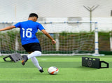 Soccerer Board, 32"X12" Portable Soccer Wall with 2 Angles, Foldable HDPE Kickback V952-ZQHDBHDPEL32Z6HCXV0