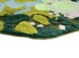 Plush Bath Mat Anti Slip Dirty Resistant Bathroom Rug Soft Bedside Floor Carpet for Bedroom Living V1294-YM0901-3117240295111