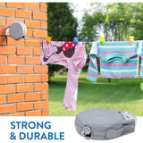 Long, 12M Retractable Clothes Line, Heavy Duty Clothes Dryer, Automatic Retractable Mechanism, Easy V1188-MS-227-0896