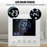 Tuya Smart WiFi Wall Thermostat Programmable Remote Control NTC Sensor LCD Display Touch Button V1294-YM0901-H47111W-1