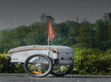 Bike Cargo Trailer, 88/100/160 lbs Load Capacity, Heavy-Duty Bicycle Wagon Cart, Foldable Compact V952-CGKHZHJG100BMFBKOV0