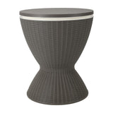 Taupe Ice Bucket Table V264-OTF-537PP-LGR-NA-1