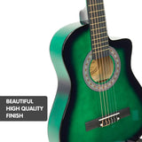 Karrera Childrens 34in Acoustic Guitar Kids - Green CC34-GN
