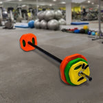 20kg Standard Rubber Coloured Barbell V63-822391