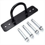 Battle Rope Anchor Stake Kit Wall Mount Bracket Metal for Strength Training Gym Hammock Suspension V1370-AZ4-07681