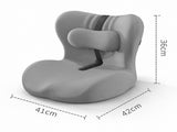 Ergonomic Memory Foam Seat Cushion with Gray Support Integrated One Piece Design Pressure Relief V888-ELOSUNG54399