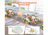 Flower Ball Arrangement Bouquet 10PCS, 240 mm Diameter Artificial Flower Balls Wedding Table V952-ZSHQQXFSBS95V2MBJ001V0